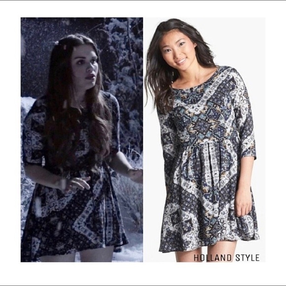 Lush Dresses & Skirts - FOUND Lush Wasteland boho printed skater dress